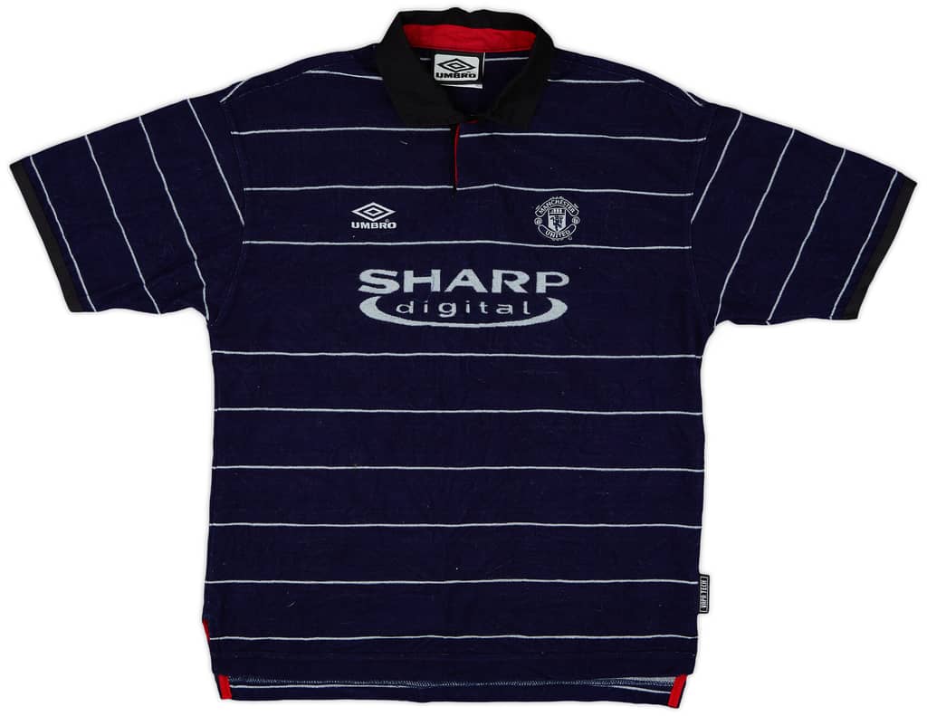 1999-00 Manchester United Away Shirt - 8/10 - (L.Boys)