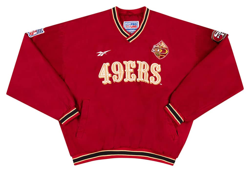 Reebok San Francisco 49ers ジャケット Vintage 1990s Reebok San Fransisco 49ers NFL Football Pro