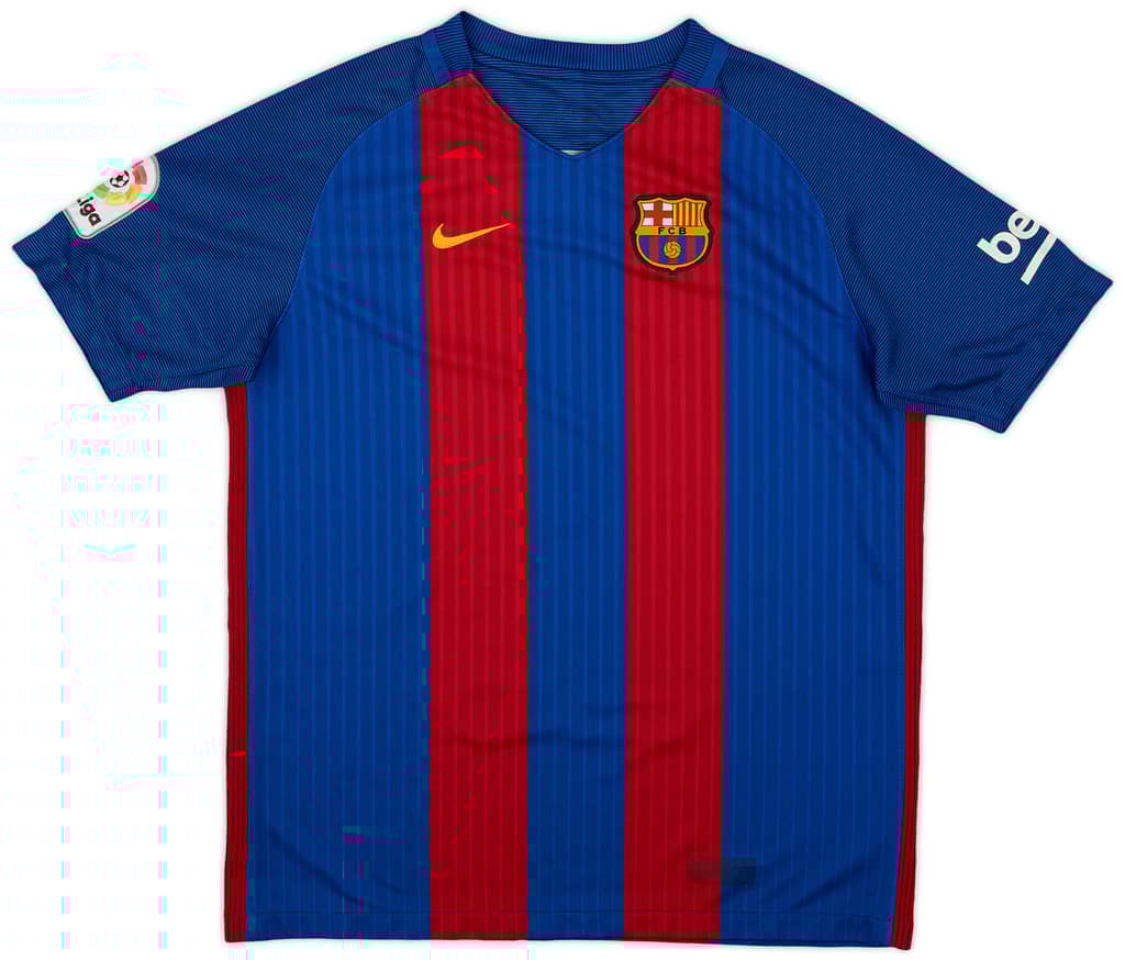 2016-17 Barcelona Home Shirt - 7/10 - (XL.Boys)