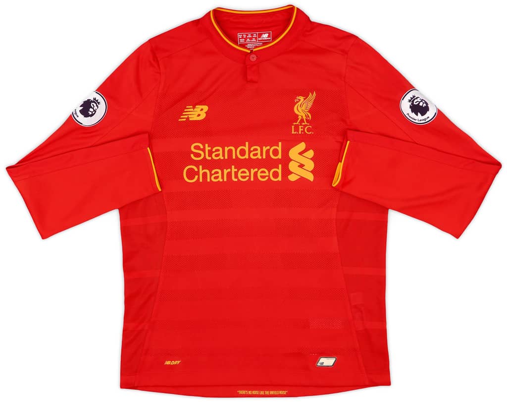 2016-17 Liverpool Home L/S Shirt Emre Can #23 - 9/10 - (XL.Boys)
