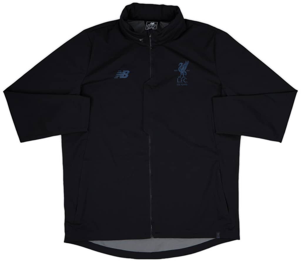 2017-18 Liverpool New Balance Hooded Rain Jacket - 10/10 - (XXL)