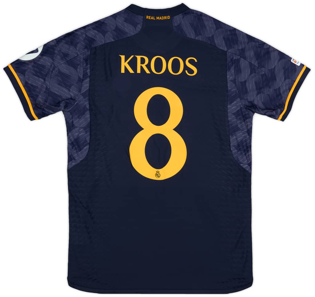 2023-24 Real Madrid Authentic Away CL Shirt Kroos #8 (L)