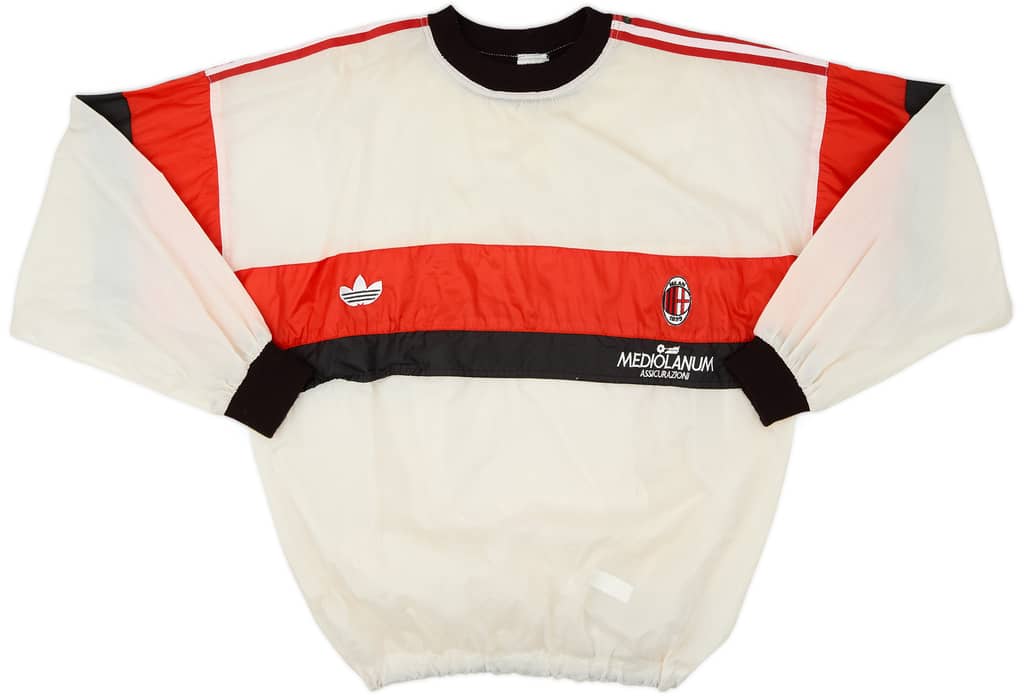 1990-92 AC Milan adidas Drill Top - 8/10 - (XL)