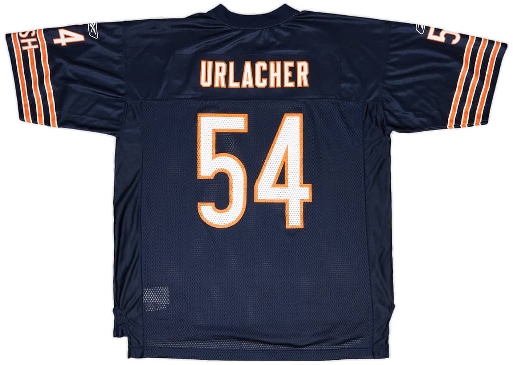 2008-11 Chicago Bears Urlacher #54 Reebok On Field Home Jersey - 9/10 - (XL)