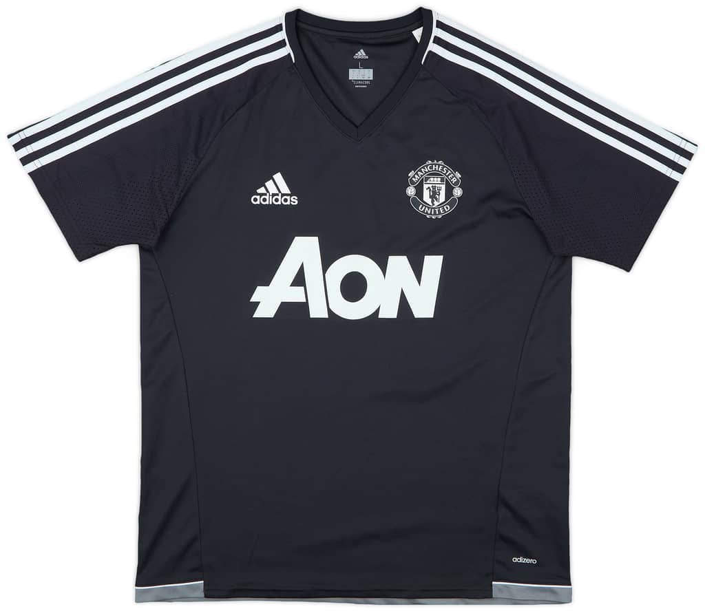2017-18 Manchester United adizero Training Shirt - 10/10 - (L)