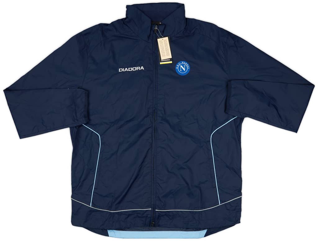 2002-03 Napoli Diadora Hooded Rain Jacket (XXL)