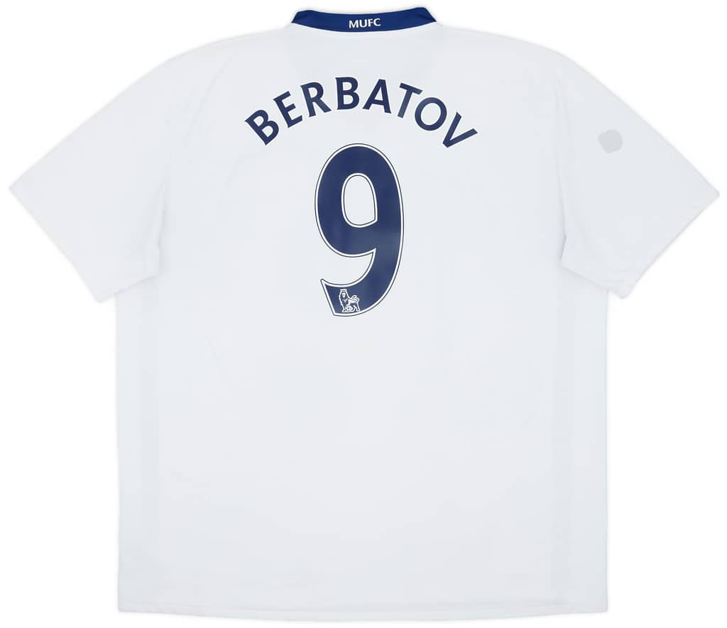 2008-10 Manchester United Away Shirt Berbatov #9 - 6/10 - (XXL)