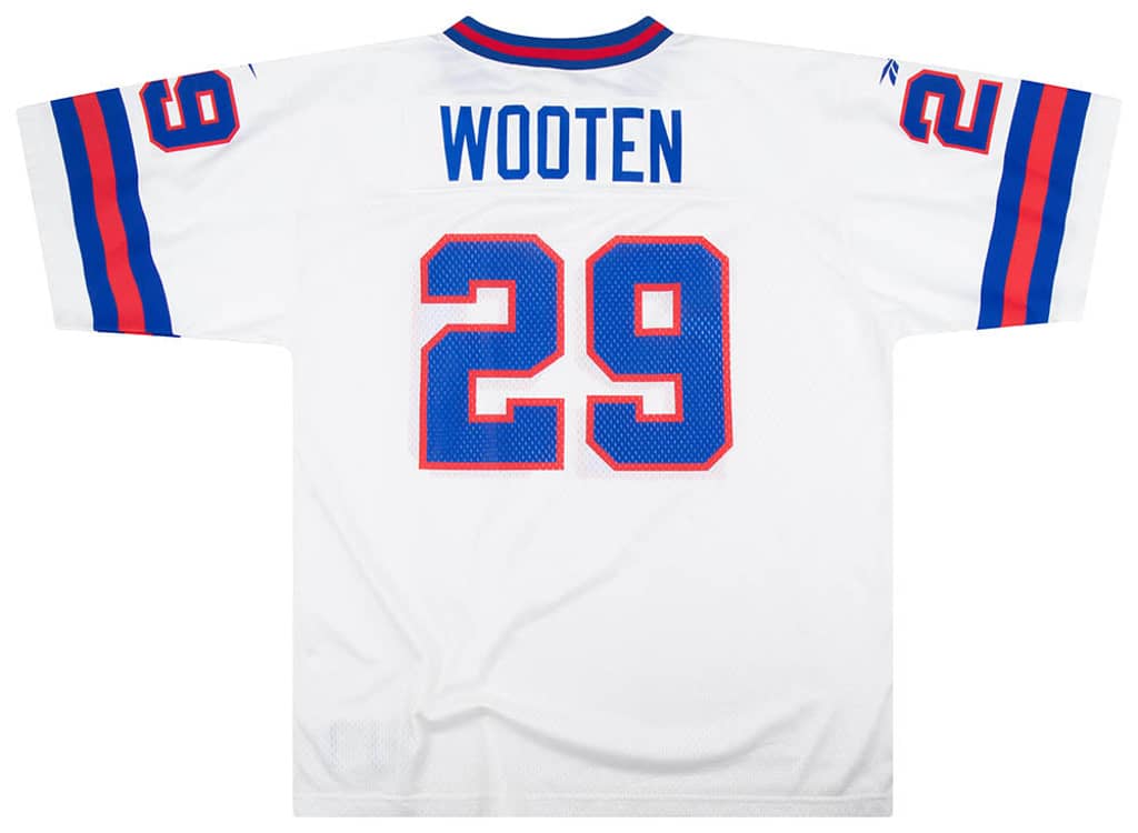 1994-96 New York Giants Wooten #29 Reebok Jersey (Away) XL