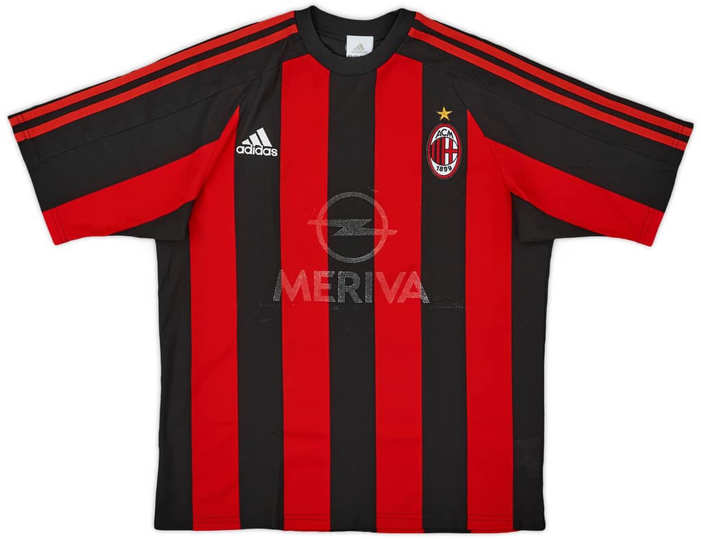 2003-04 AC Milan Home Shirt - 4/10 - (XL.Boys)