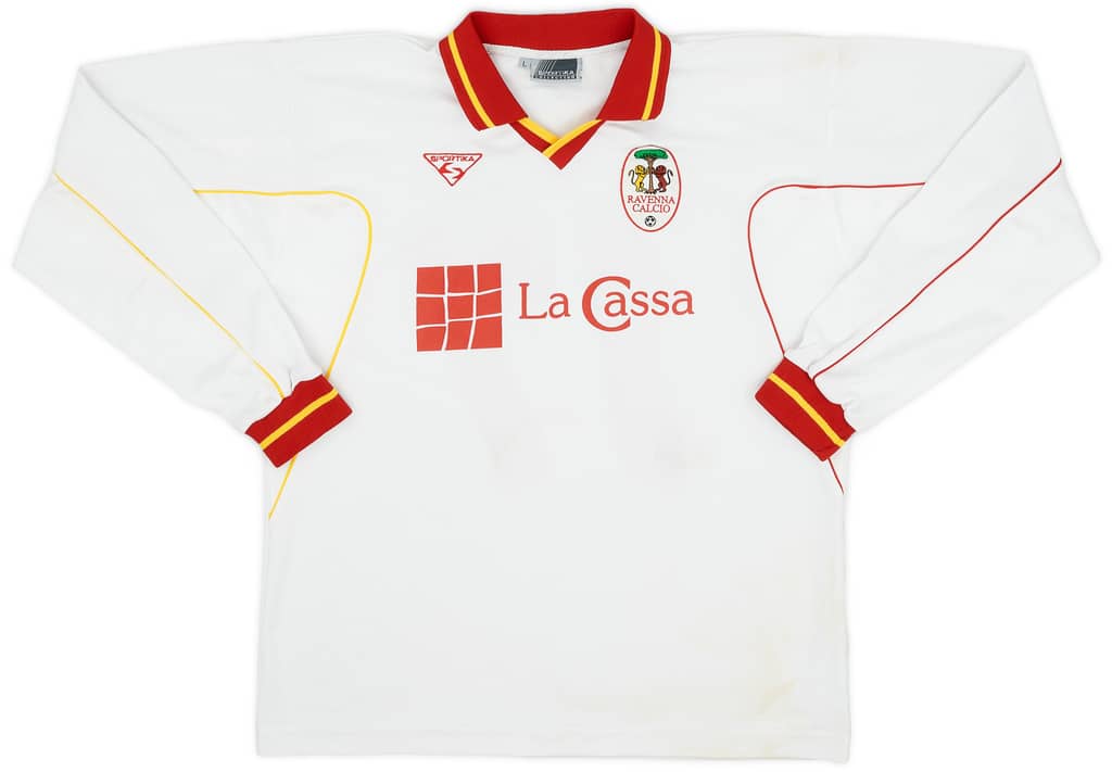 2001-02 Ravenna Away L/S Shirt #17 - 8/10 - (L)