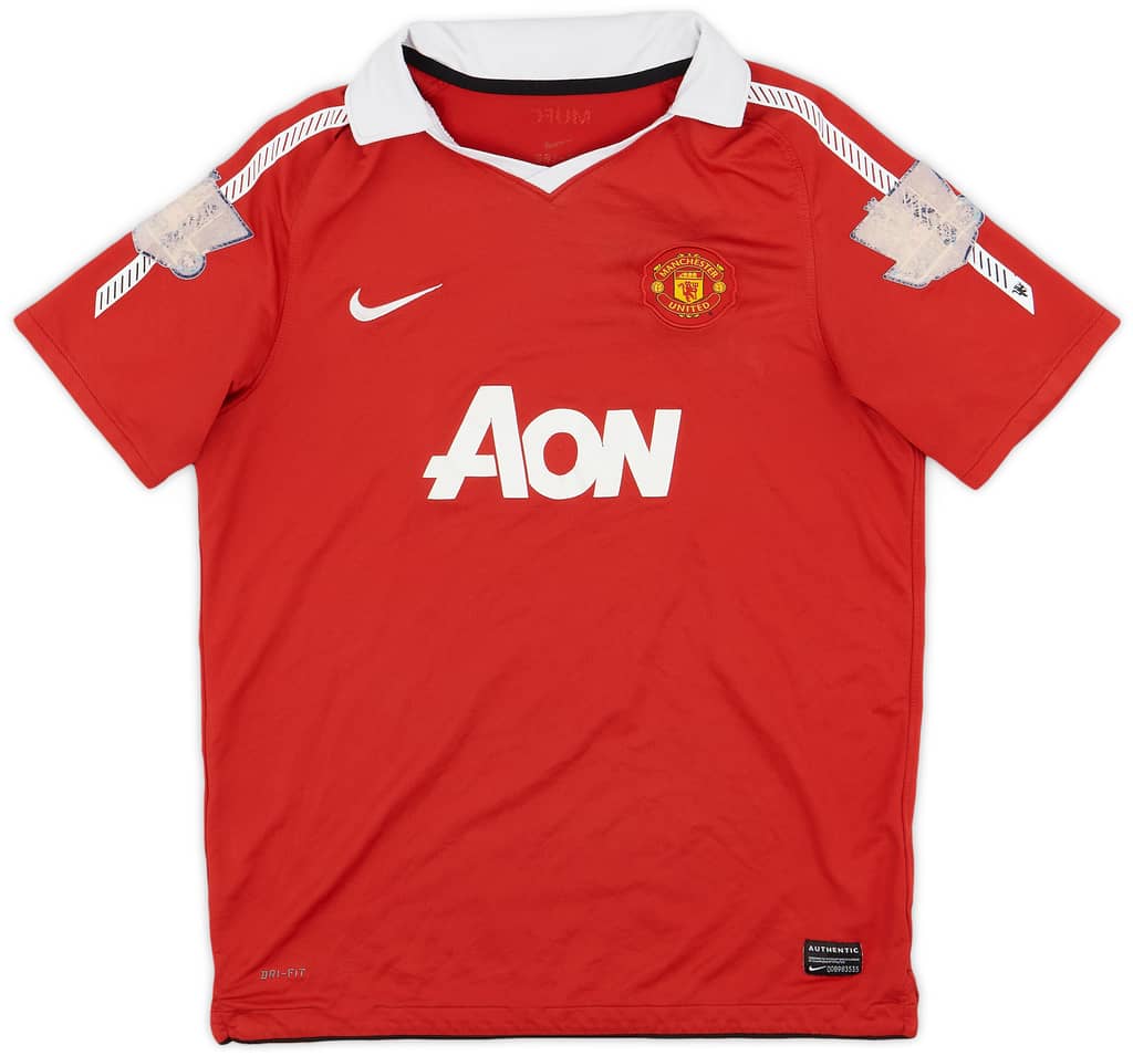 2010-11 Manchester United Home Shirt - 5/10 - (XL.Boys)