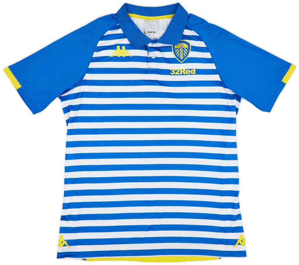 2019-20 Leeds United Kappa Polo Shirt - 7/10 - (XL)