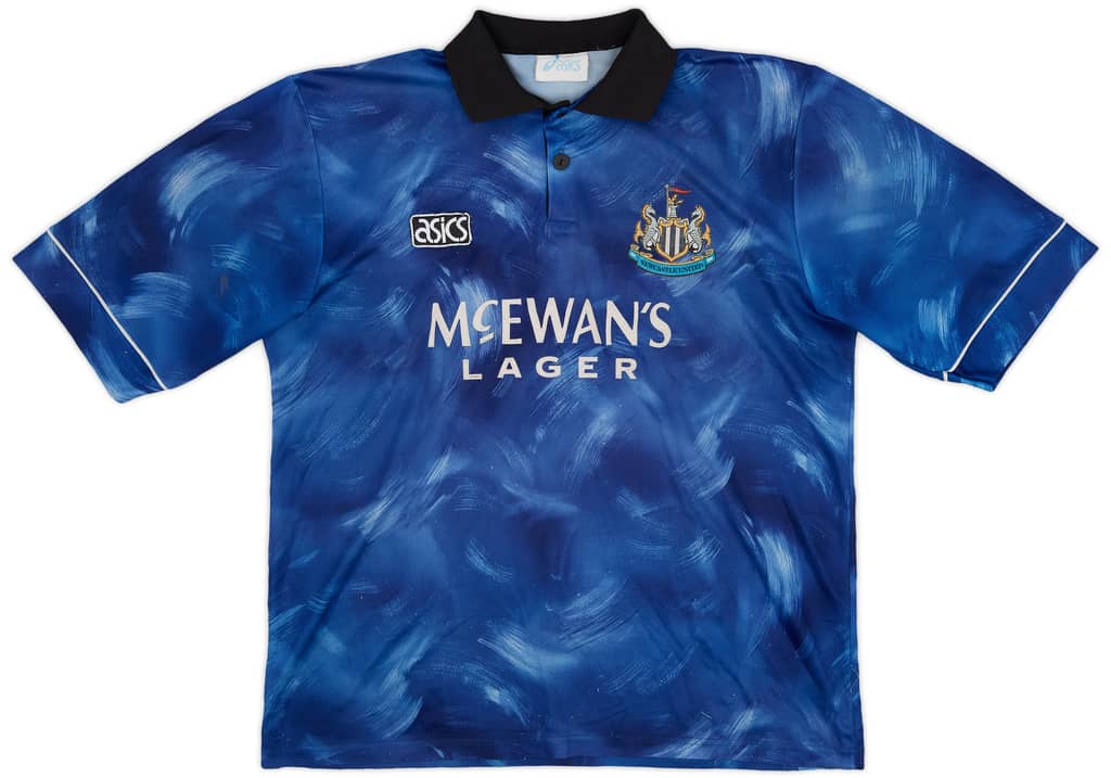 1993-95 Newcastle Away Shirt Albert #27 - 7/10 - (L)