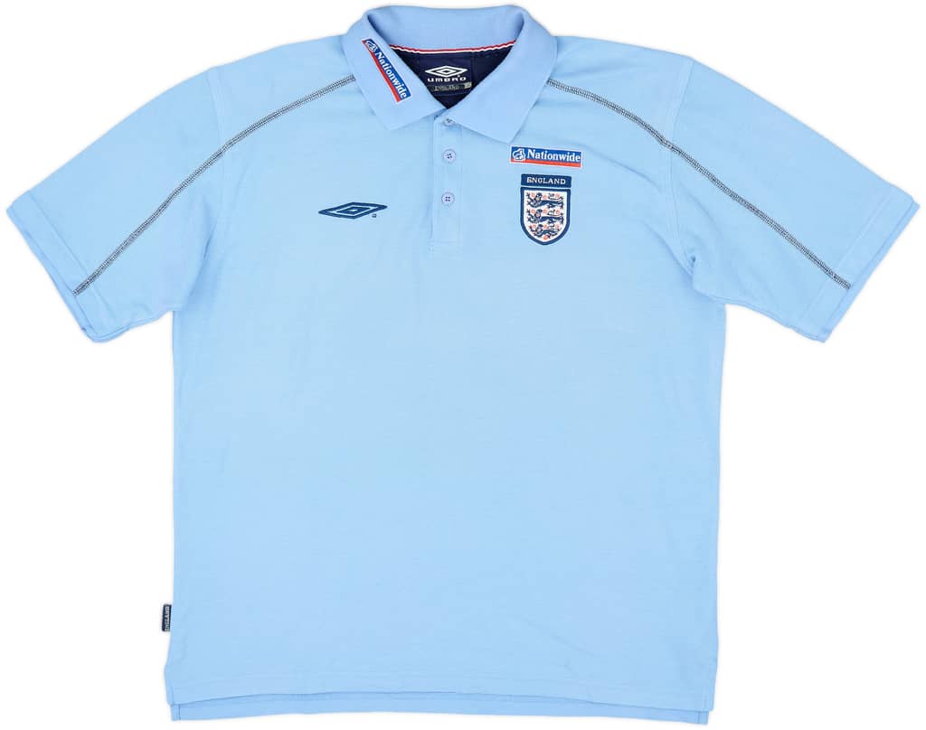 2002-03 England Umbro Polo Shirt - 7/10 - (L)