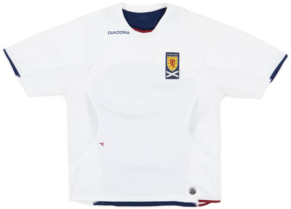 2008-09 Scotland Diadora Training Shirt - 7/10 - (M)