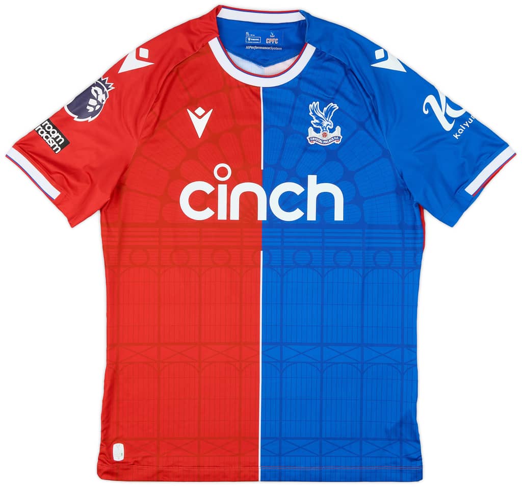 2023-24 Crystal Palace Match Issue Home Shirt Andersen #16
