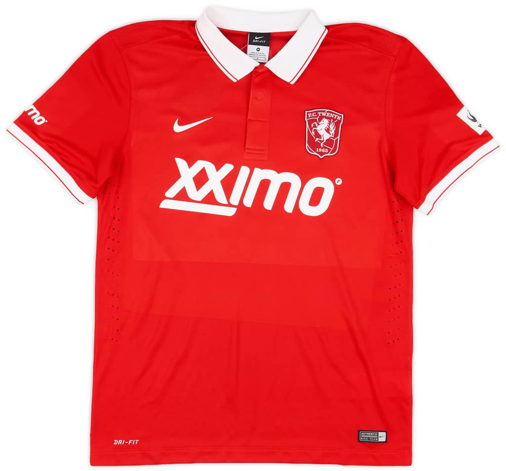 2014-15 FC Twente Match Issue Home Shirt Kusk #33