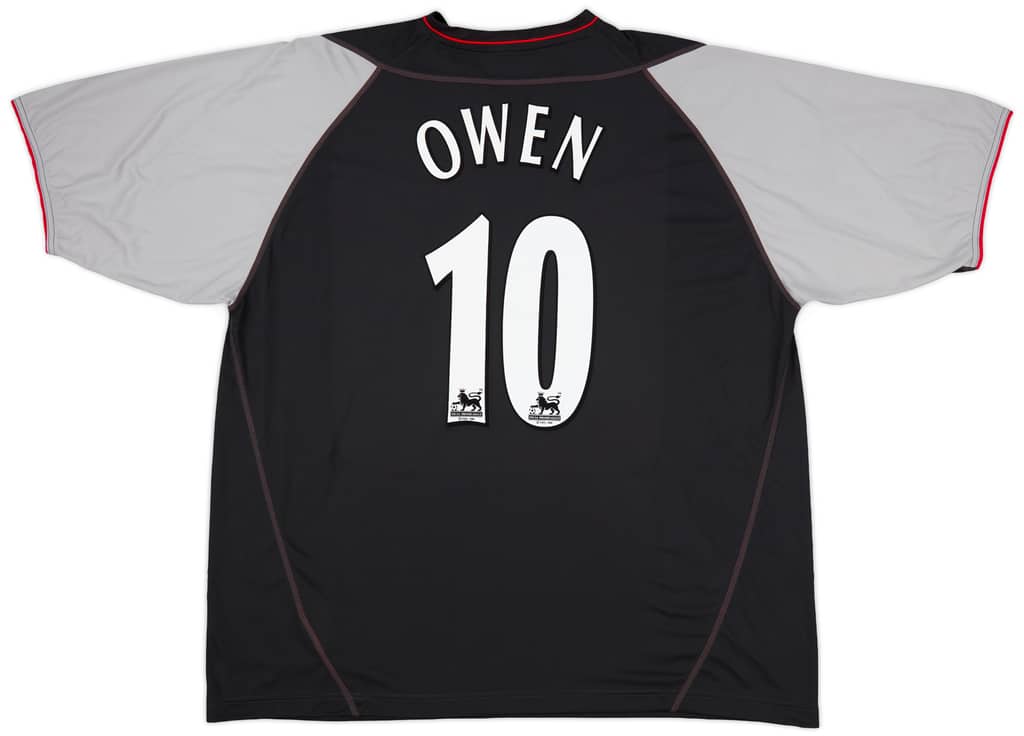 2002-04 Liverpool Away Shirt Owen #10 - 8/10 - (XXL)