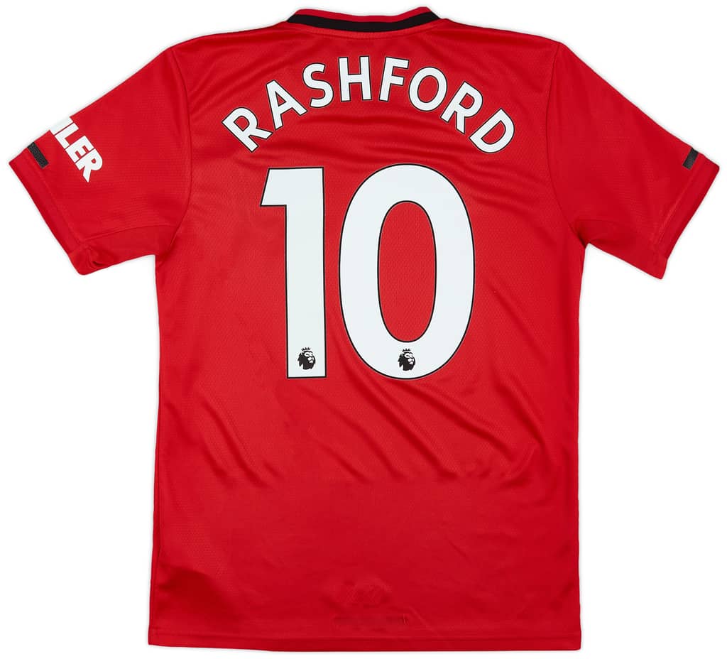 2019-20 Manchester United Home Shirt Rashford #10 - 8/10 - (S)