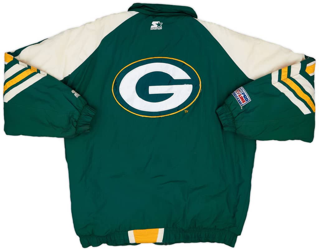 1990s Green Bay Packers Starter Rain Coat - 6/10 - (XL)