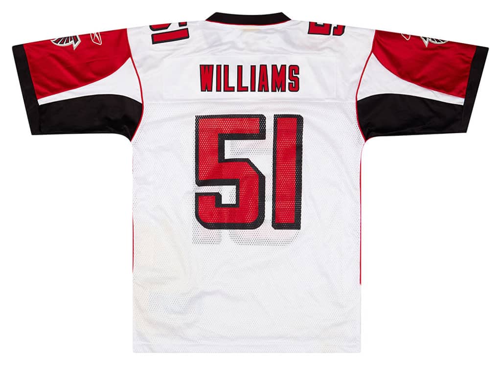 2005-06 Atlanta Falcons Williams #51 Reebok On Field Jersey (Away) M