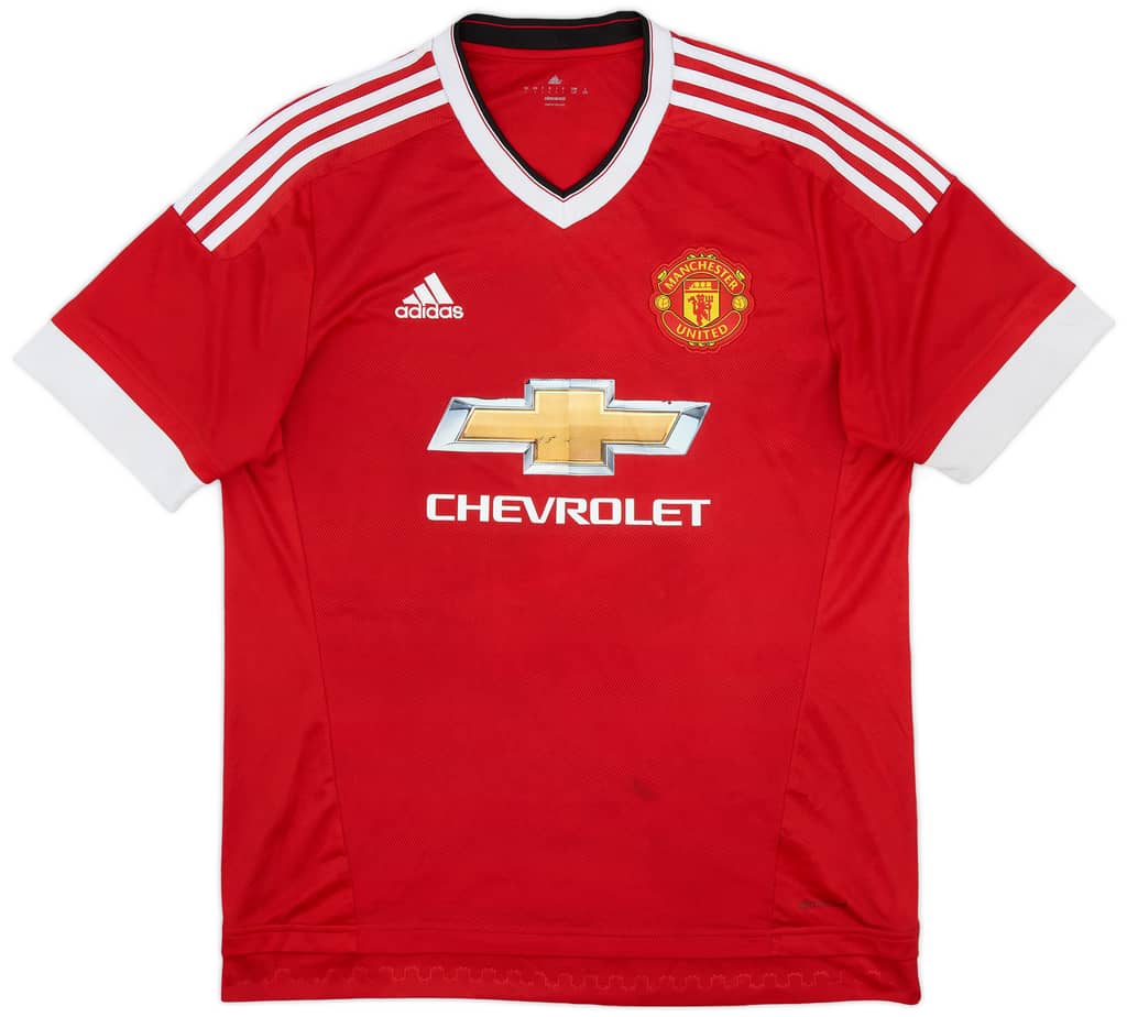 2015-16 Manchester United Home Shirt - 4/10 - (L)