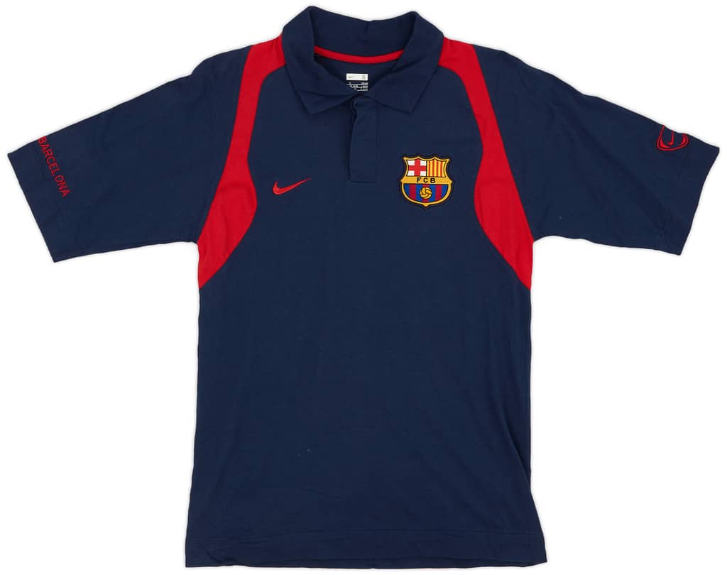 2007-08 Barcelona Nike Polo Shirt - 9/10 - (S)