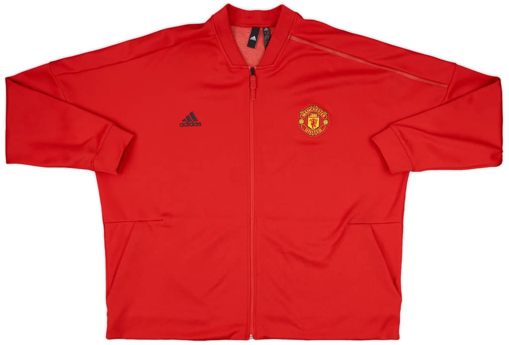 2018-19 Manchester United adidas Track Jacket - 8/10 - (3XL)