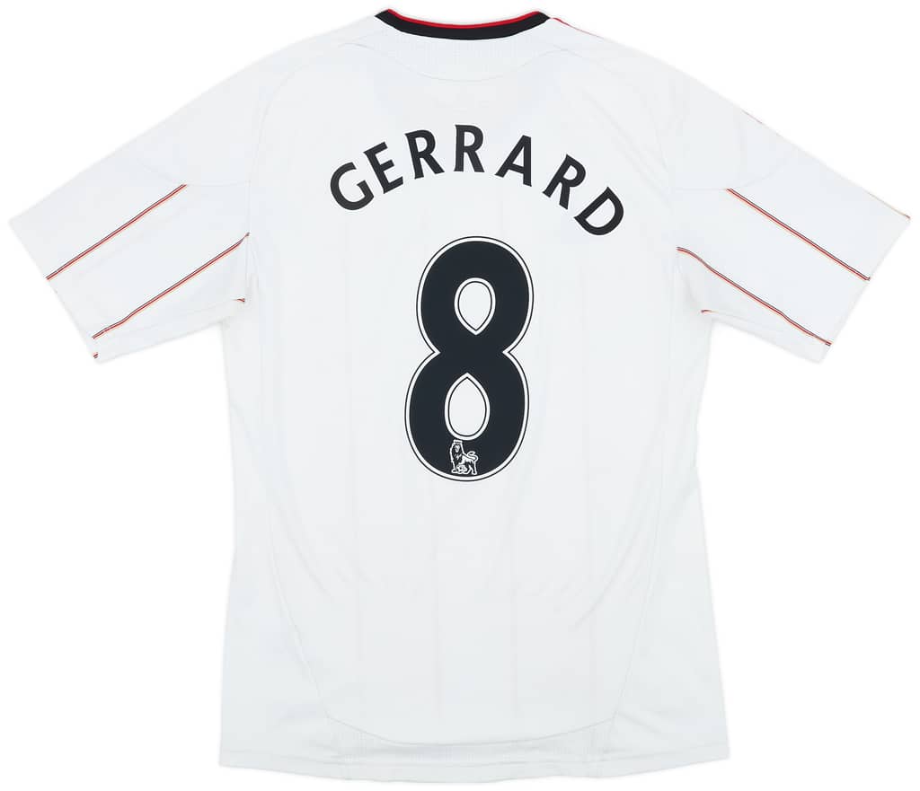 2010-11 Liverpool Away Shirt Gerrard #8 - 7/10 - (S)