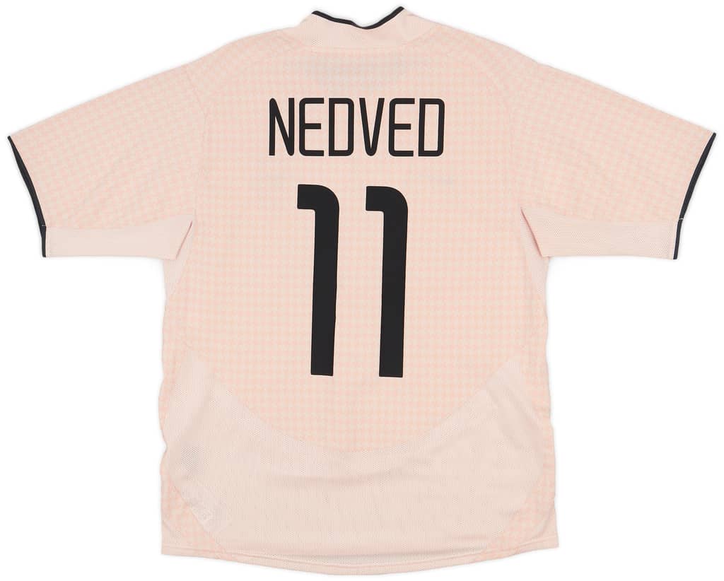 2003-04 Juventus Away Shirt Nedved #11 - 7/10 - (M)