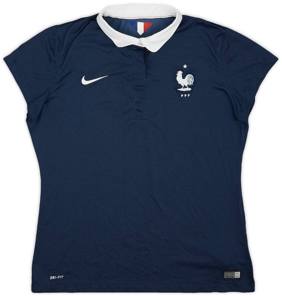 2014-15 France Home Shirt - 8/10 - (Women's XL)