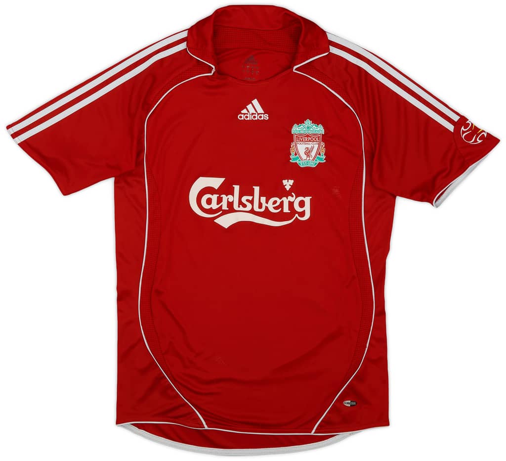 2006-08 Liverpool Home Shirt Gerrard #8 - 6/10 - (S)