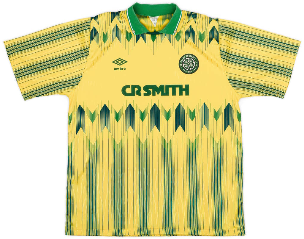 1989-91 Celtic Away Shirt - 6/10 - (L)