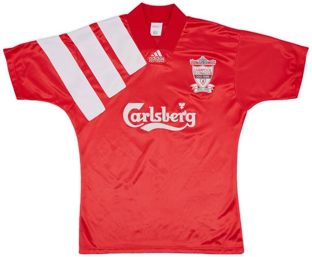 1992-93 Liverpool Centenary Home Shirt - 8/10 - (M)
