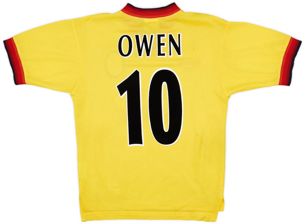 1997-99 Liverpool Away Shirt Owen #10 - 5/10 - (S)