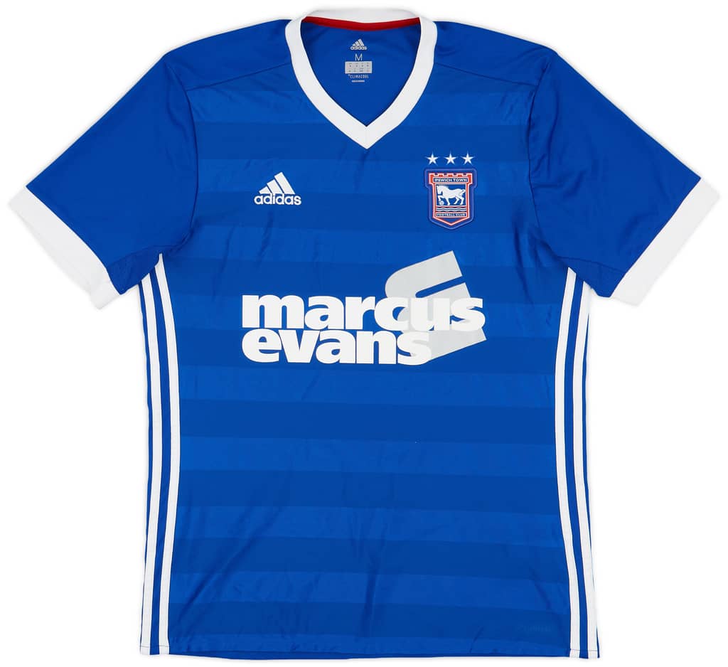 2017-18 Ipswich Home Shirt - 9/10 - (M)