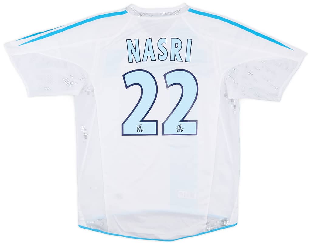 2004-05 Olympique Marseille Home Shirt Nasri #22 - 8/10 - (S)