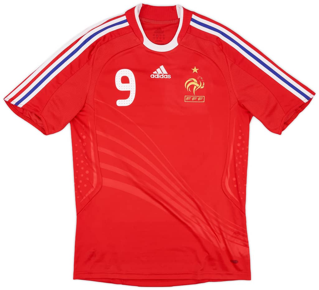 2007-08 France Away Shirt Benzema #9 - 7/10 - (S)