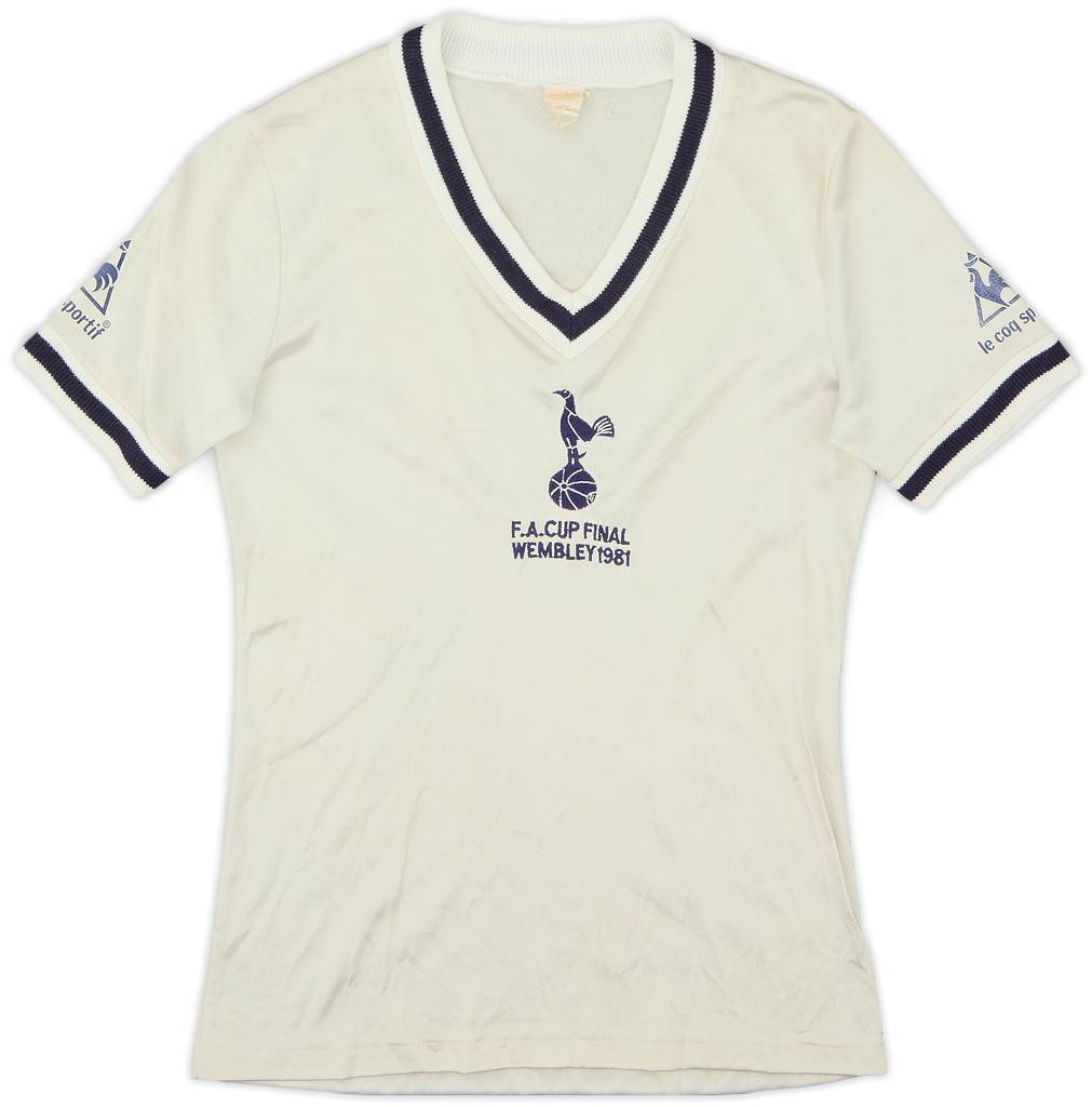 1980-82 Tottenham 'FA Cup Final' Home Shirt - 8/10 - (M.Boys)