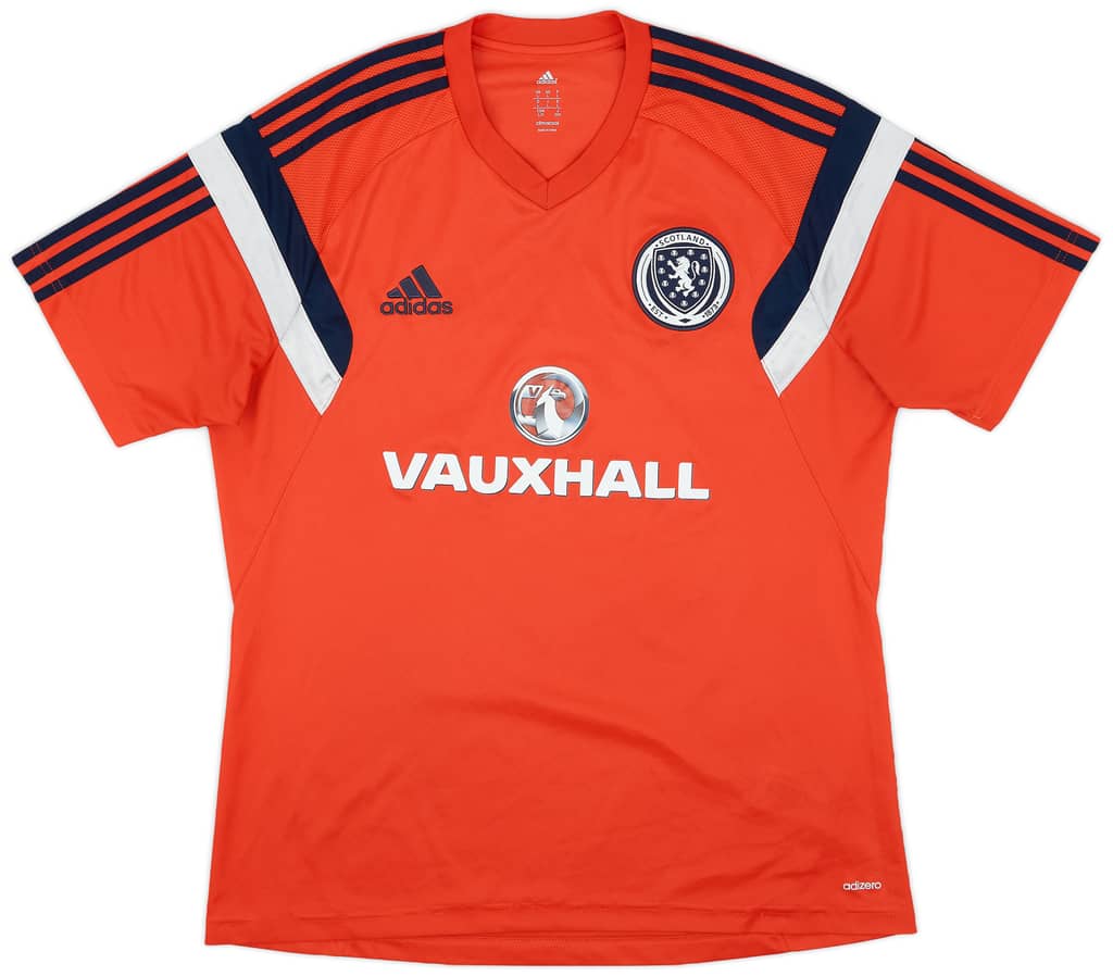 2013-14 Scotland adidas Training Shirt - 8/10 - (L)