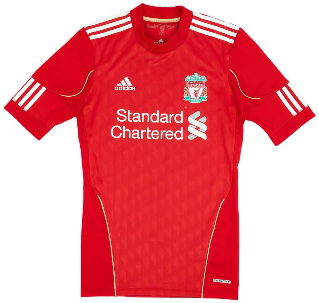 2010-12 Liverpool Player Issue TechFit Home Shirt - 7/10 - (M)