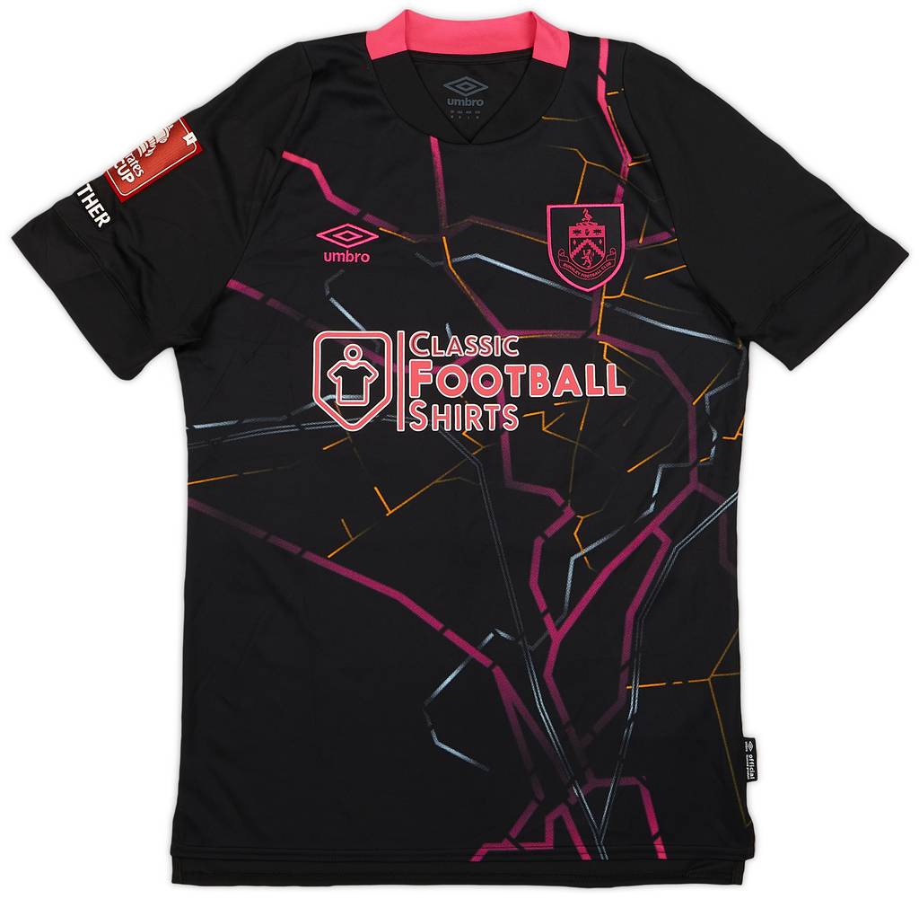 2022-23 Burnley Match Issue FA Cup Third Shirt Vitinho #22