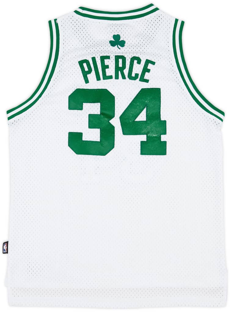 2006-10 Boston Celtics Pierce #34 adidas Swingman Home Jersey - 6/10 - (L.Boys)