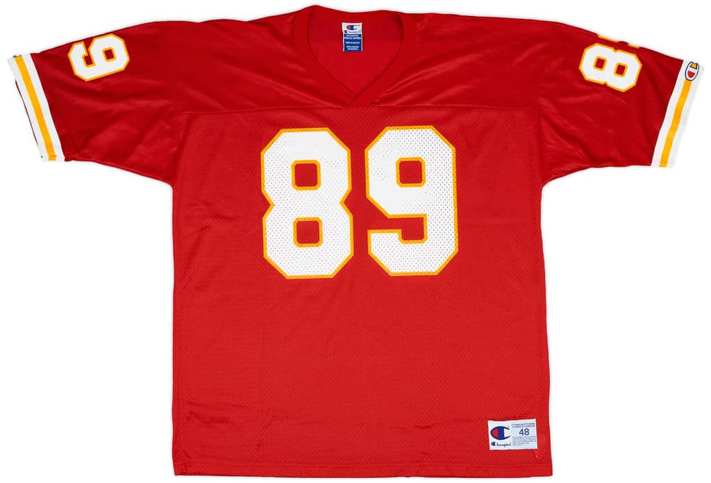 1997-98 Kansas City Chiefs Rison #89 Champion Home Jersey - 9/10 - (XL)