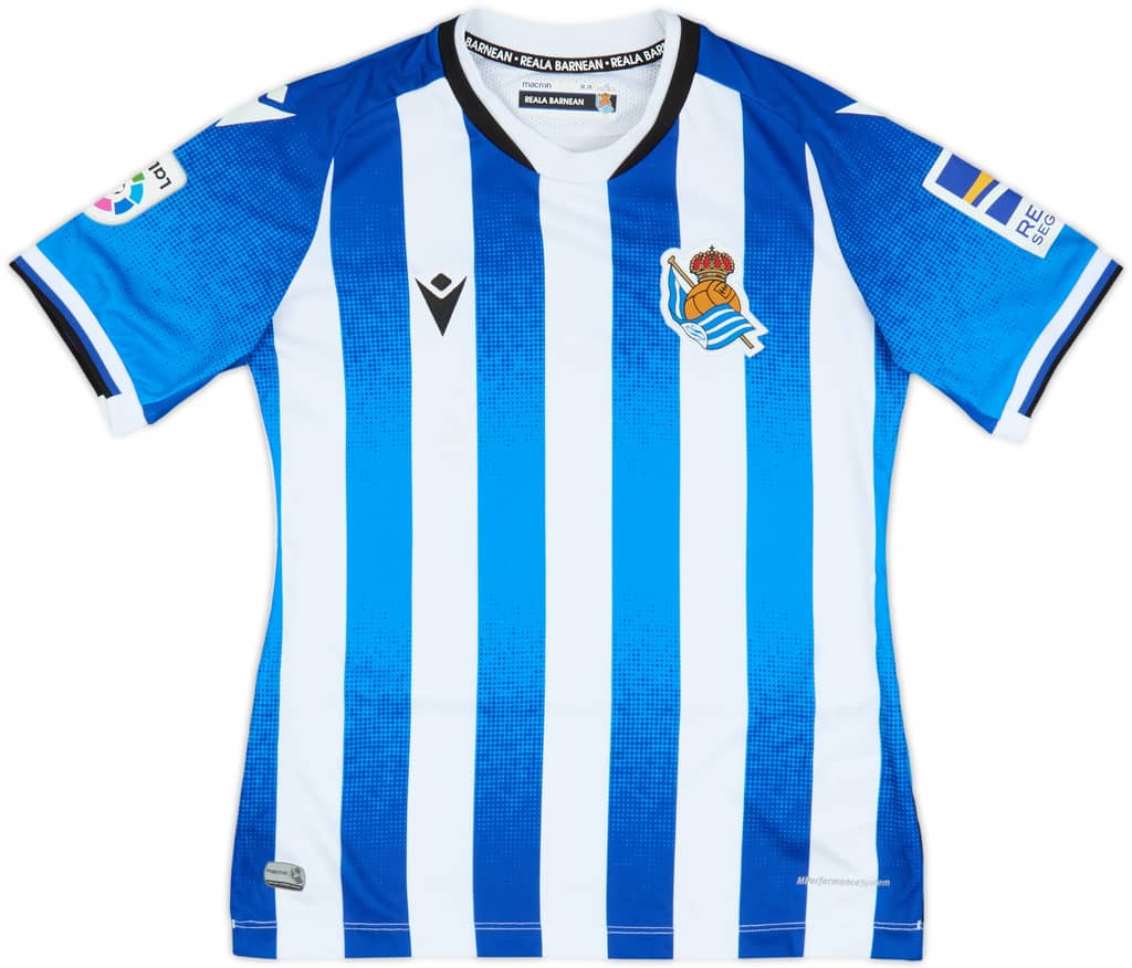 2021-22 Real Sociedad Home Shirt - As New - (S.Kids)