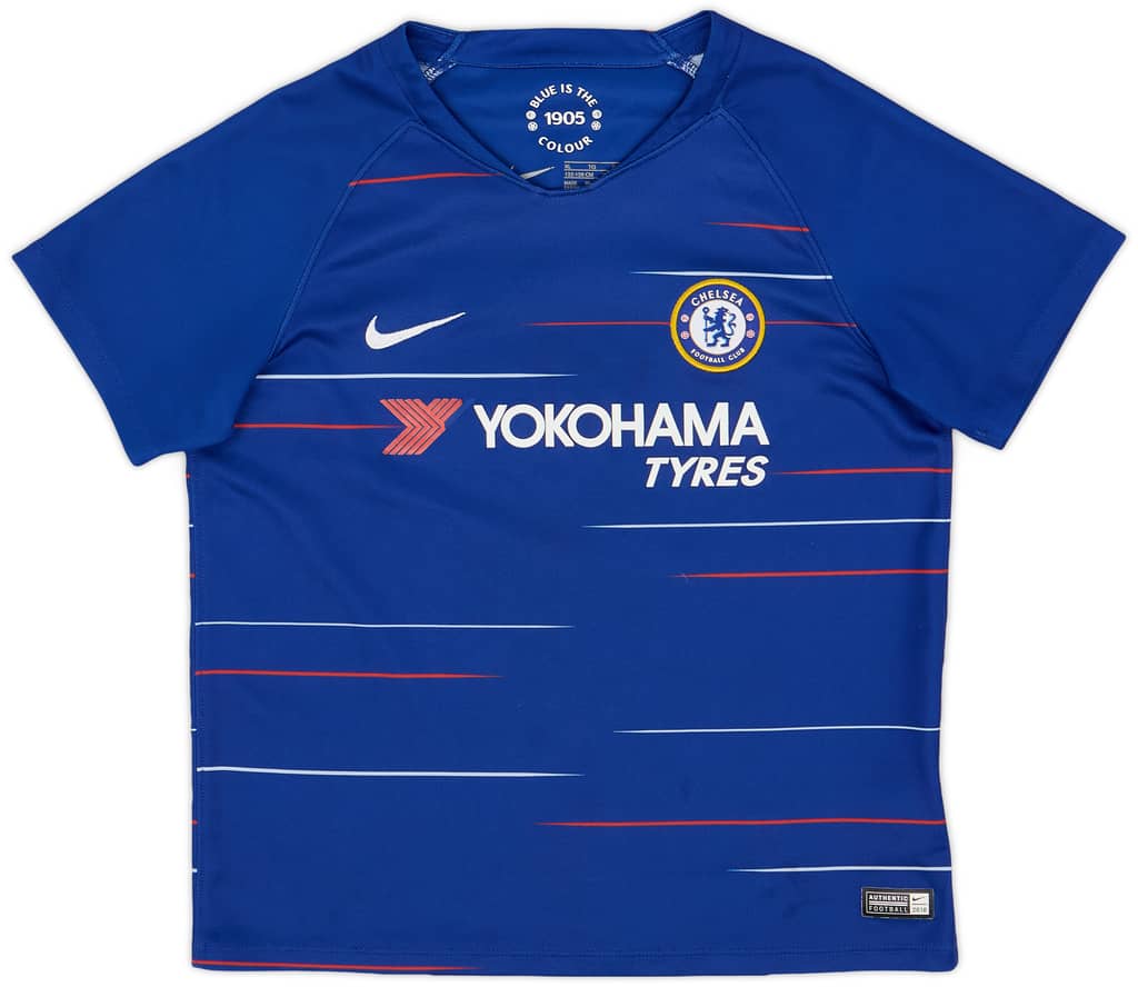 2018-19 Chelsea Home Shirt - 8/10 - (XL.Boys)