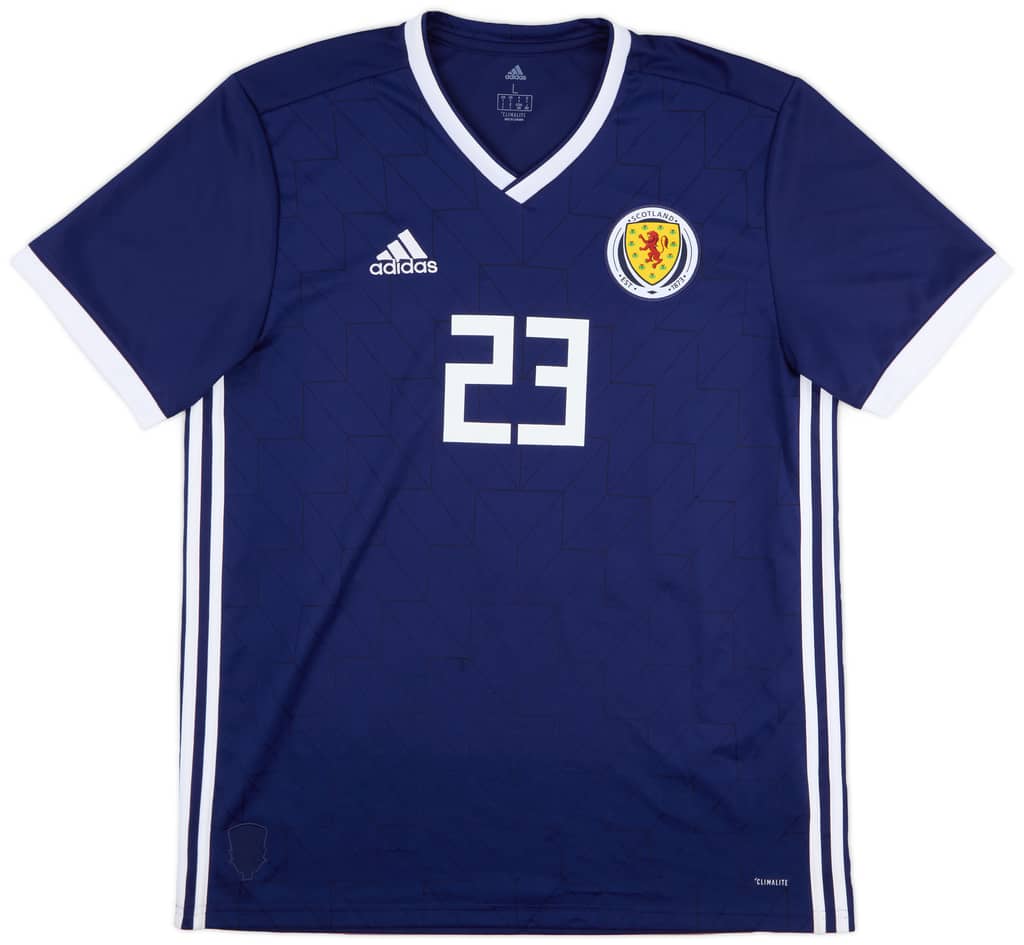 2017-19 Scotland Home Shirt #23 - 9/10 - (L)