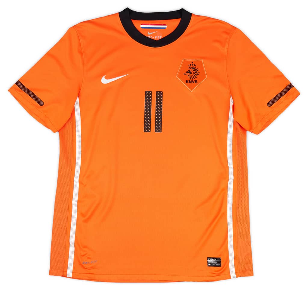 2010-11 Netherlands Home Shirt Robben #11