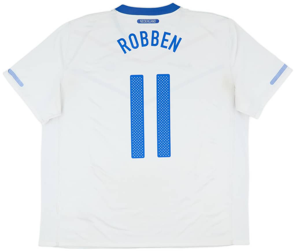 2010-11 Netherlands Away Shirt Robben #11 - 7/10 - (XXL)