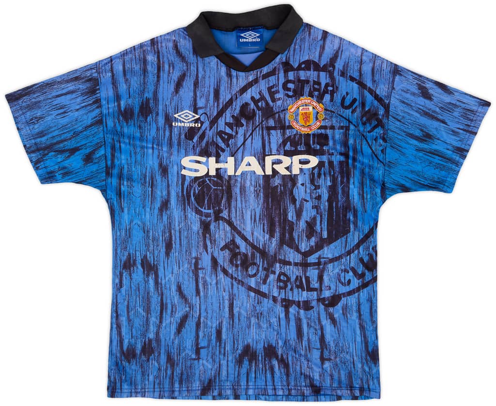 1992-93 Manchester United Away Shirt - 6/10 - (L)